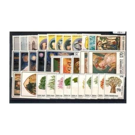 1979 SAN MARINO ANNATA COMPLETA G.I. San Marino francobolli filatelia stamps