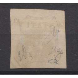 PARMA 1859 20 CENTESIMI AZZURRO N.15 USATO MARGINI ENORMI Modena e Parma francobolli filatelia stamps