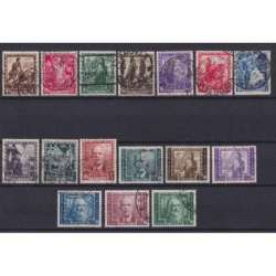REGNO D'ITALIA 1938 PROCLAMAZIONE IMPERO 16 V. USATI ALCUNI ANNULLI ORIGINALI regno d' Italia francobolli filatelia stamps