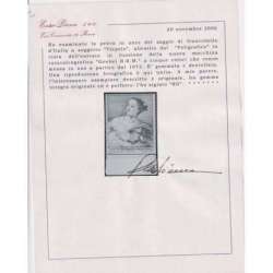 REPUBBLICA 1972 TIEPOLO PROVA IN NERO DENTELLATA G.I MNH** CERT. DIENA repubblica italiana francobolli filatelia stamps