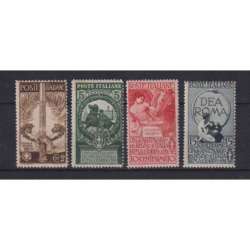 REGNO D'ITALIA 1911 UNITA' D'ITALIA 4 VALORI G.I MNH** OSSIDO regno d' Italia francobolli filatelia stamps