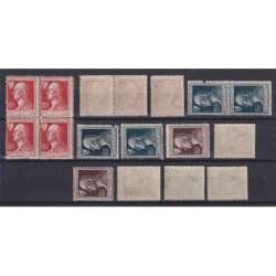 REGNO D'ITALIA 1927 VOLTA LOTTO DI 17 V. G.I MNH** VEDI VERSO regno d' Italia francobolli filatelia stamps