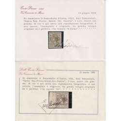 1924 ENTI PARASTATALI OPERA NAZ. PROTEZ. ASSIST. INV. GUERRA 8 V. G.I MNH**CERT regno d' Italia francobolli filatelia stamps