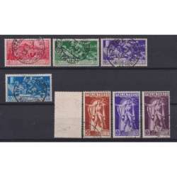 REGNO D'ITALIA 1930 POSTA AEREA FERRUCCI 3 VALORI USATI regno d' Italia francobolli filatelia stamps