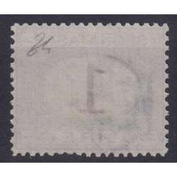 REGNO D'ITALIA 1870-74 SEGNATASSE 1 LIRA N.11 G.I MNH** CERT. CENTRATA regno d' Italia francobolli filatelia stamps