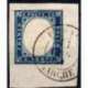 SARDEGNA 1860 20 CENTESIMI N.15Ca USATO SU FRAMMENTO Sardegna francobolli filatelia stamps