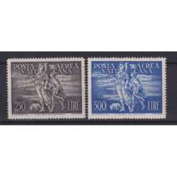 VATICANO 1948 POSTA AEREA TOBIA 2 V. G.I MNH** CERT. TOP QUALITY Vaticano francobolli filatelia stamps