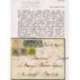1852-64 STATO PONTIFICIO DUE 50 baj BAIOCCHI STAMPA DIFETTOSA SU BUSTA CERT. Stato Pontificio francobolli filatelia stamps