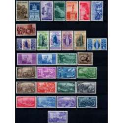 REPUBBLICA 1946/1948 CON RISORGIMENTO 31 VALORI G.I MNH ** CERT. repubblica italiana francobolli filatelia stamps