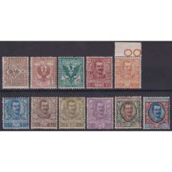 REGNO D'ITALIA 1901 FLOREALE 11 V. G.I MNH** CENTRATI CERT. regno d' Italia francobolli filatelia stamps