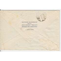 1949 TRIESTE "A" E.R.P. 3 V. S.7 + 20 L. n.42 S. SU BUSTA VIAGGIATA Colonie e Occupazioni francobolli filatelia stamps
