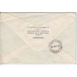 1951 TRIESTE "A" FIERA MILANO 2 V. S.17 + 20 L. ARA P. n.111 SU BUSTA VIAGGIATA Colonie e Occupazioni francobolli filatelia ...