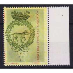 REPUBBLICA 2003 ACCADEMIA LINCEI VARIETA' G.I MNH** CERT. repubblica italiana francobolli filatelia stamps