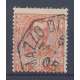 1901 REGNO D' ITALIA FLOREALE 20 c. ARANCIO N.72 DISC. CENTR. US. regno d' Italia francobolli filatelia stamps