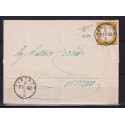 1852 MODENA 5 c. VERDE OLIVA n.8 CON PUNTO CERT. G. BOLAFFI G.I. MNH** Modena e Parma francobolli filatelia stamps