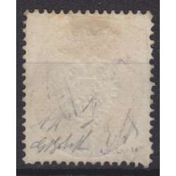 1863 LOMBARDO VENETO 15 s. BRUNO n.40 CERT. BOLAFFI G.O. MH* Lombardo Veneto francobolli filatelia stamps