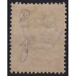 1923 REGNO B.L.P. 20 c. SOPR. CAPOVOLTA n.15c OTTIMA CENTRATURA CERT. G.O. MH* regno d' Italia francobolli filatelia stamps