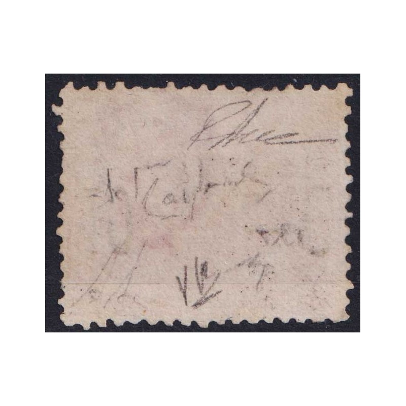 1861 PROVINCE NAPOLETANE 10 gr. GIALLO n.23 DOPPIA EFFIGIE CERT. US. Napoli francobolli filatelia stamps